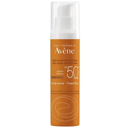 Avène Solar Fluido Hidratante SPF 50+ Peles Sensíveis Normais e Mistas 50ml